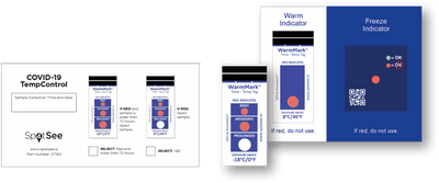 Nouvelle carte indicatrice de température pour les tests de dépistage COVID-19