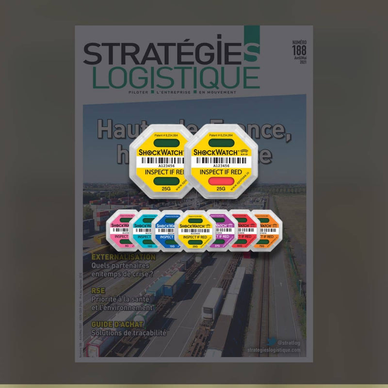 Traçabilité : indicateur de choc RFID