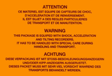 Étiquette Warning Fluo