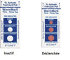 Carte double indicateur de température - contrôle de la chaîne du froid - Image 2