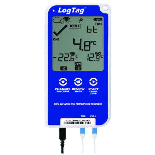 Enregistreur de température réutilisable LogTag UTRED30-WIFI