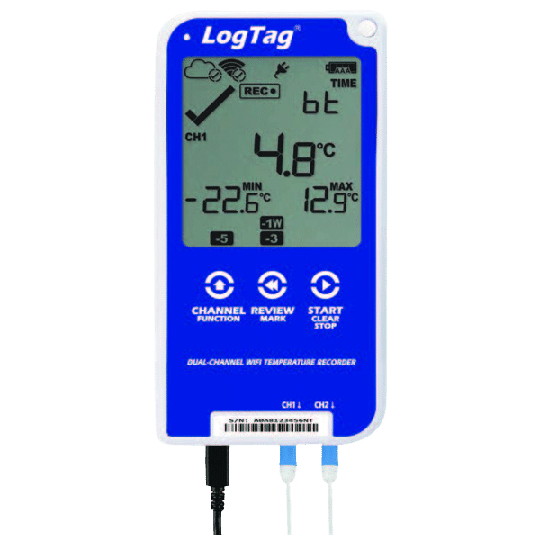 Enregistreur de température réutilisable LogTag UTRED30-WIFI