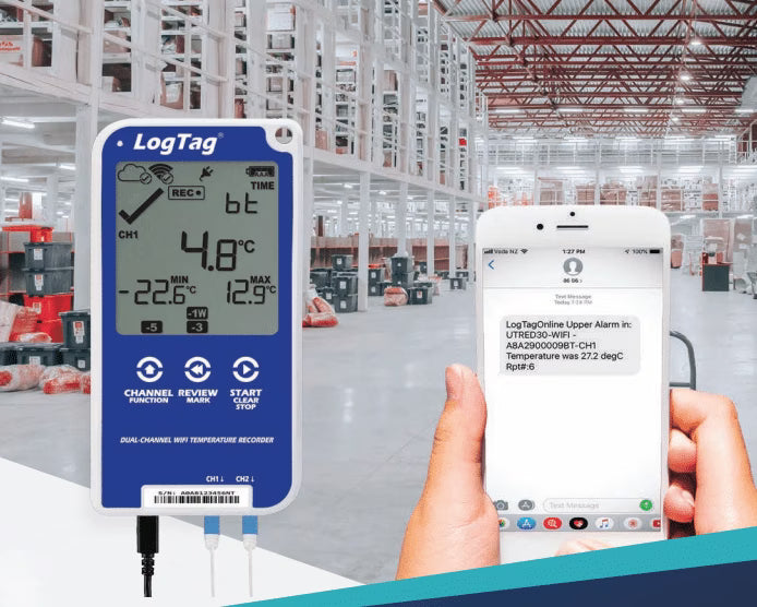 Enregistreurs de température Wifi et Bluetooth / NFC