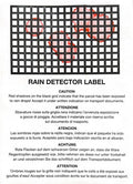 Etiquette indicateur de pluie - 3