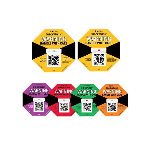 Indicateur de choc ShockWatch QR