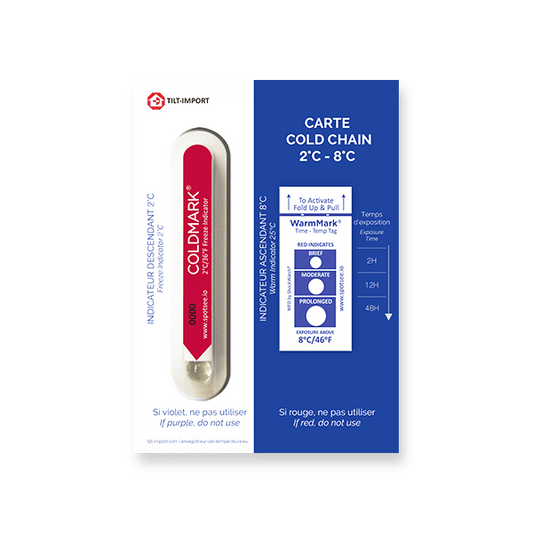 Double indicateurs de température pour les tests de dépistage du Covid-19