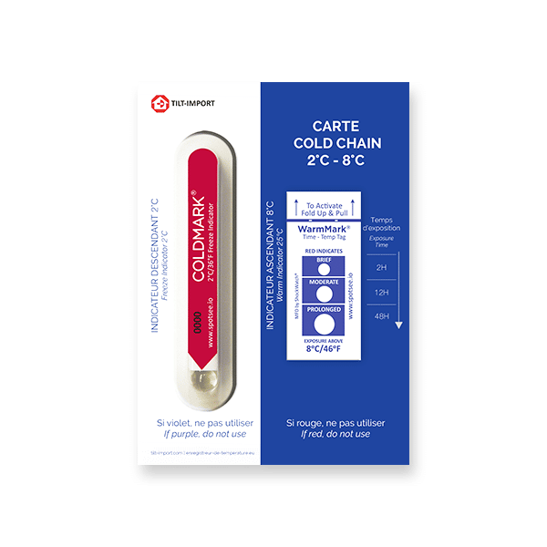 Double indicateurs de température pour les tests de dépistage du Covid-19