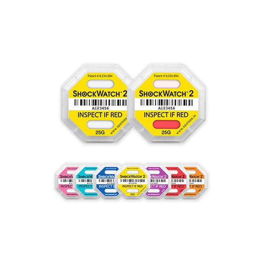 Indicateur de choc ShockWatch 2 Spotsee