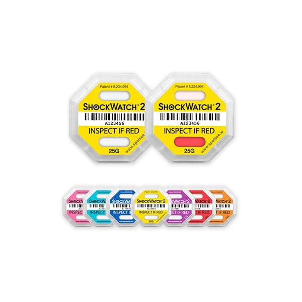 Indicateur de choc ShockWatch 2 Spotsee