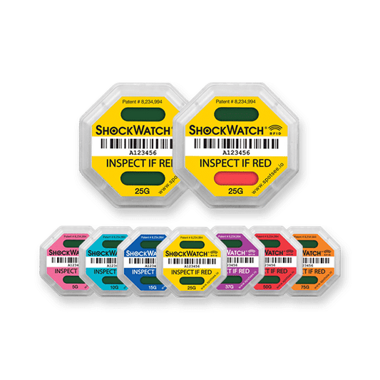 Indicateur de choc ShockWatch RFID