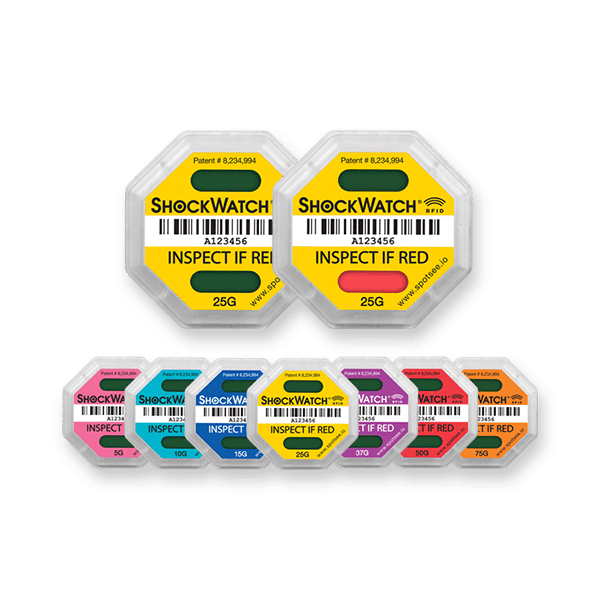 Indicateur de choc ShockWatch RFID