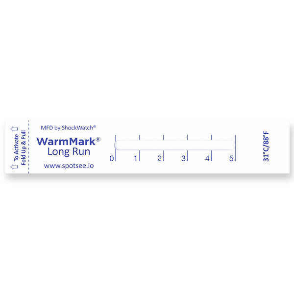 Indicateur de température Warmmark longue durée