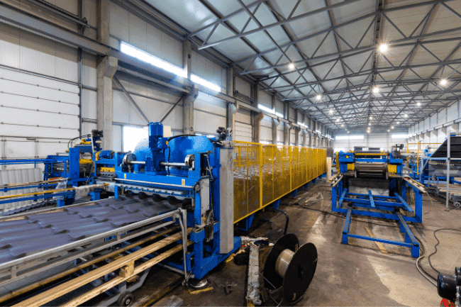 Arrêt de machine automatique en entrepôt