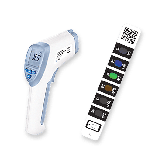 Thermomètre infrarouge et thermomètre frontal